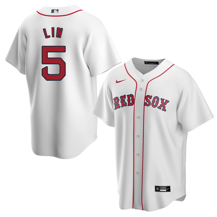 Nike Men #5 Tzu-Wei Lin Boston Red Sox Baseball Jerseys Sale-White
